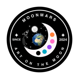Logo For The MoonMars Museum taking artists to the moon as part of the earliest cultural archives