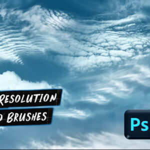 High Resolution Realistic Cloud Brushes for Photoshop & Procreate – 15 Clean Hi-Res Brushes (3000-5000px, Royalty-Free)
